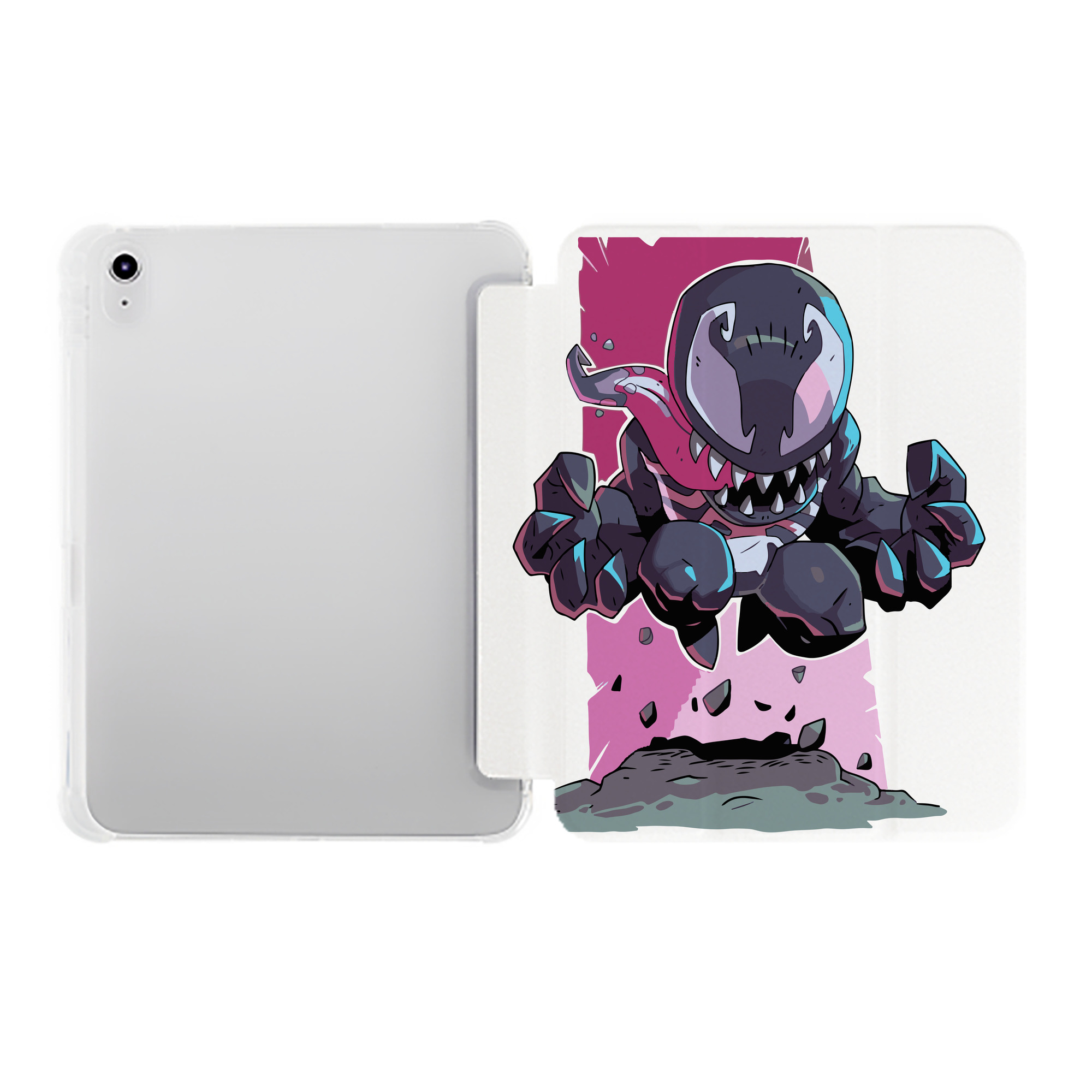 （画像用） アベンジャーズ The Avengers IPad ケース ペン収納付き 三つ折りスタンド PUレザー×シリコン 対応機種9.5/10.5/10.9インチ